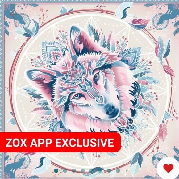 ZOX "SPIRIT GUIDE" SPECIAL LIMITED EDITION COLLECTIBLE WOLF SCARF BANDANA - Picture 7 of 12